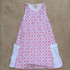 Joules Pink and Blue Floral Dress